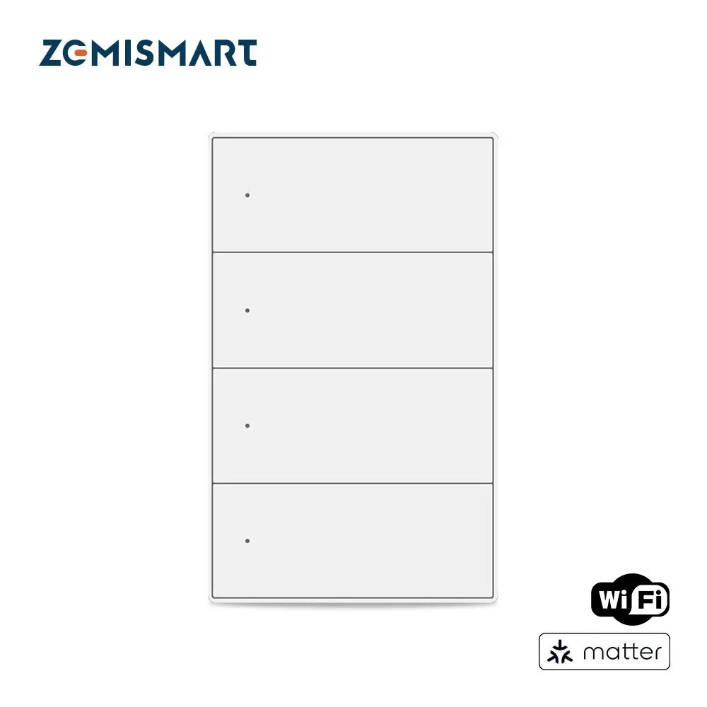 Smart Light Switch Wifi - Zemismart Matter WiFi US AU مفتاح