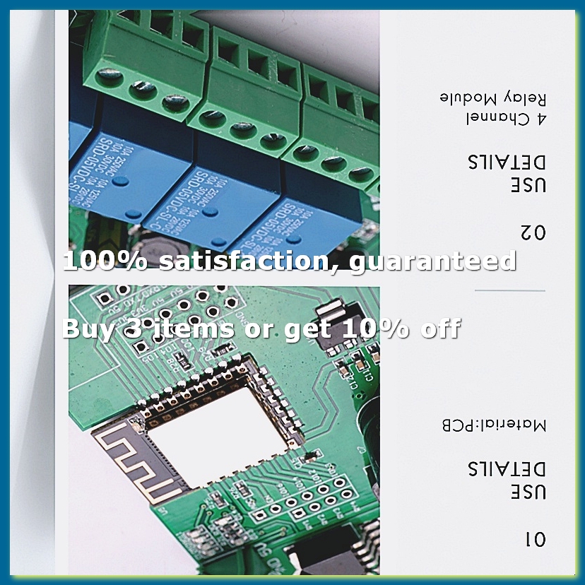 Esp8266 Relay Module - وحدة ريلاي لاسلكية ESP8266 بـ 4