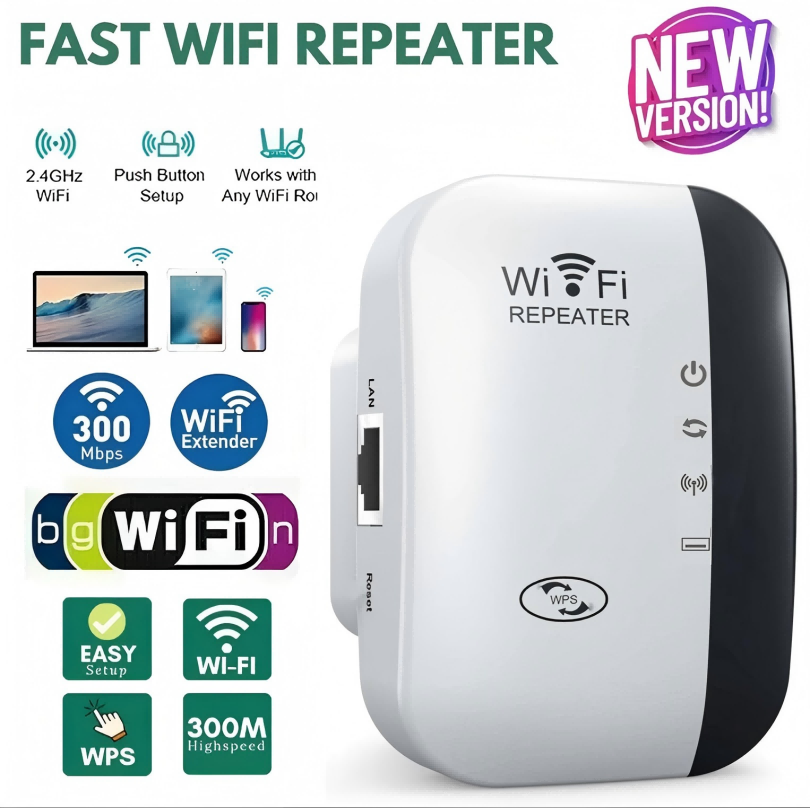 Wifi Smart Plug - مقوي إشارة واي فاي لاسلكي بسرعة
