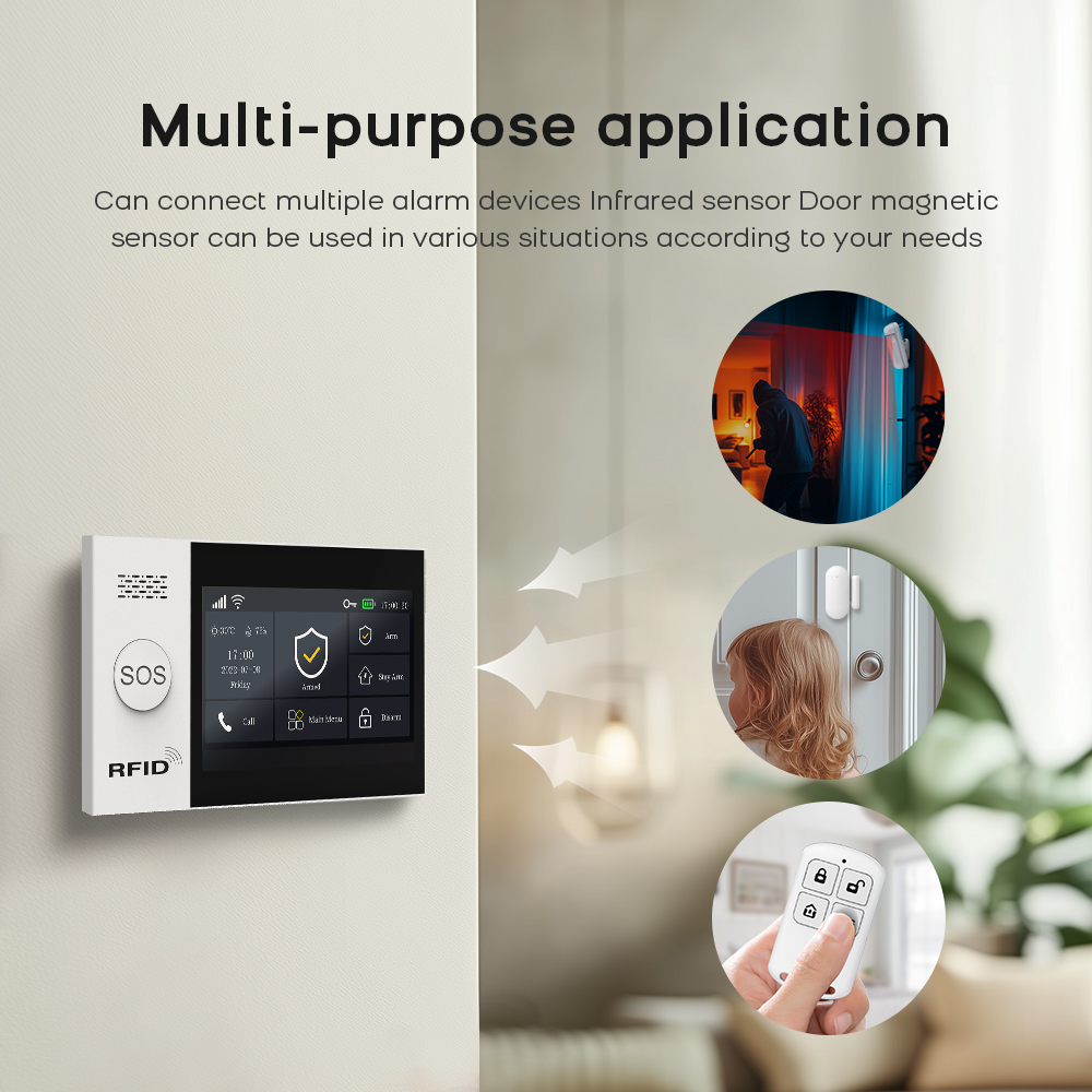 PG-107 Tuya اللاسلكية الرئيسية - مراجعة Smart Home Automation Kit وسعره