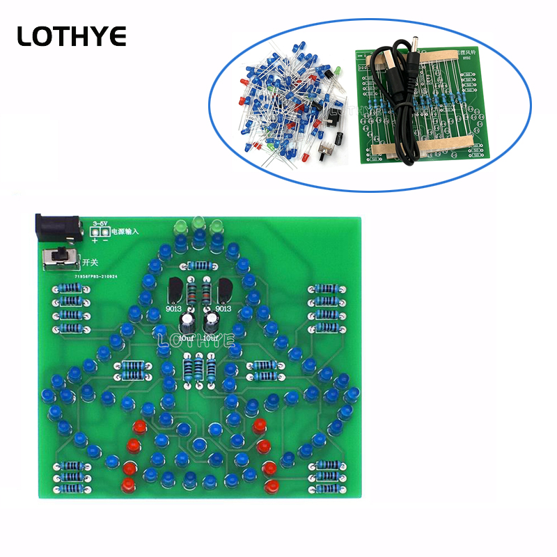 تيار مستمر 3-5 فولت مصباح ليد  - مراجعة Electronics Project Kit وسعره