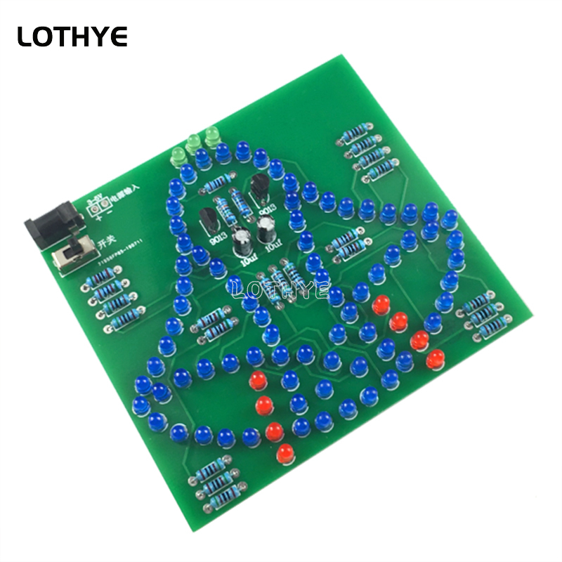 تيار مستمر 3-5 فولت مصباح ليد  - مراجعة Electronics Project Kit وسعره