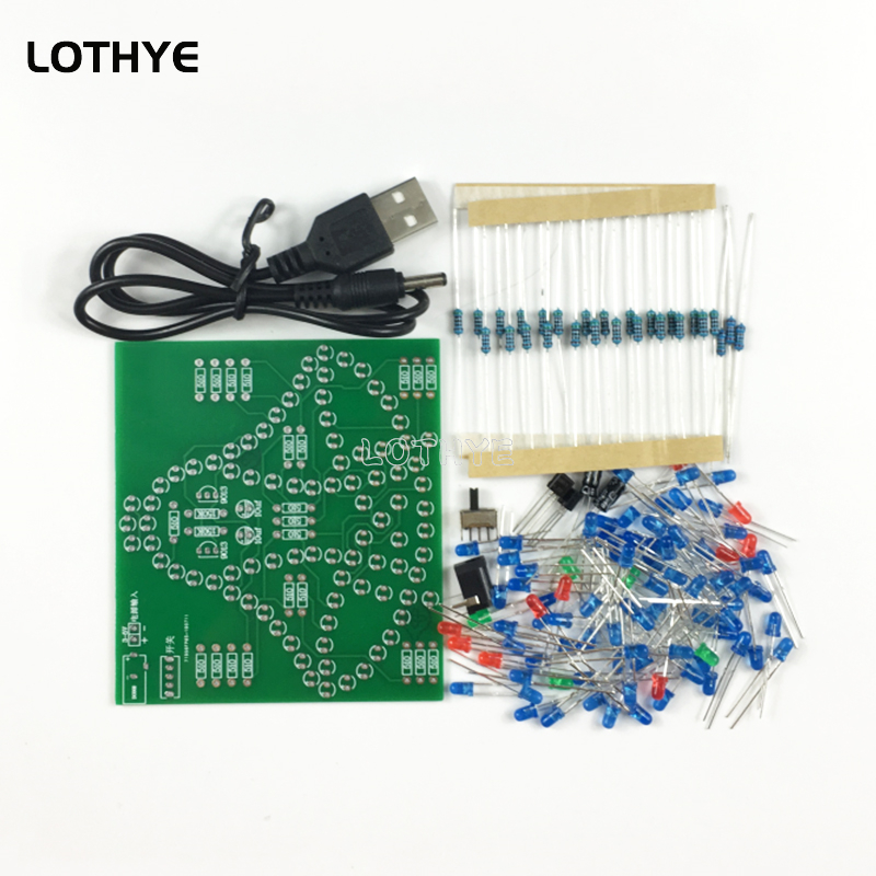 تيار مستمر 3-5 فولت مصباح ليد  - مراجعة Electronics Project Kit وسعره