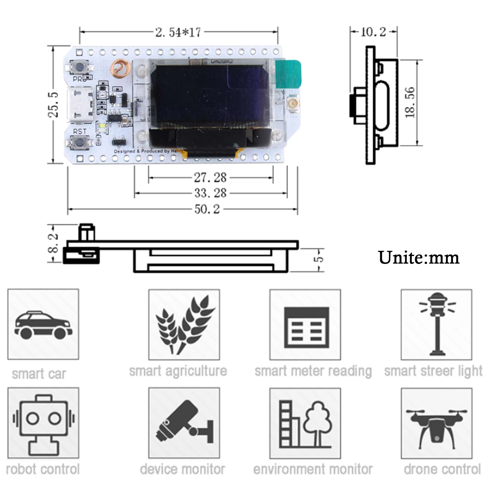مجموعة WIFI Lora Kit 32 V3 915 - مراجعة Esp32 Smart Home Kit وسعره