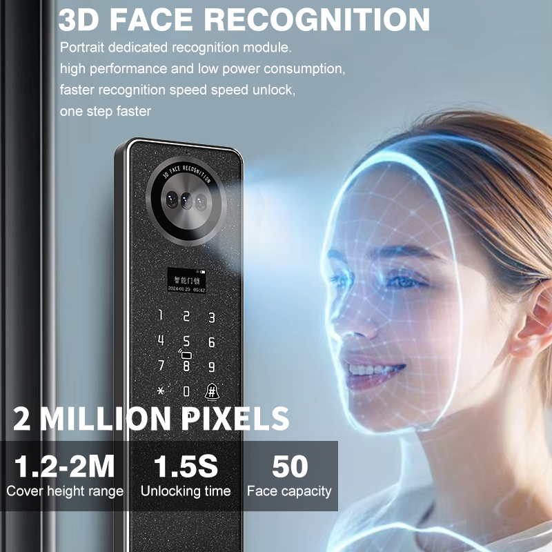قفل باب ذكي من تويا يعمل بتقني - مراجعة Smart Door Lock Wifi وسعره