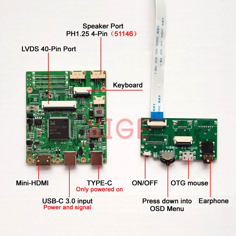صالح LP140WH1(TL)-TLA1/TLC6/TL - مراجعة Microcontroller Kit وسعره
