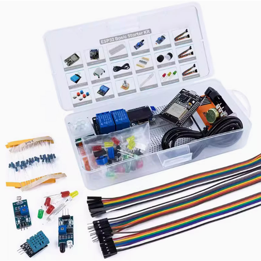 مجموعة المخلق لمشاريع كاتب عدة - مراجعة Esp32 Smart Home Kit وسعره
