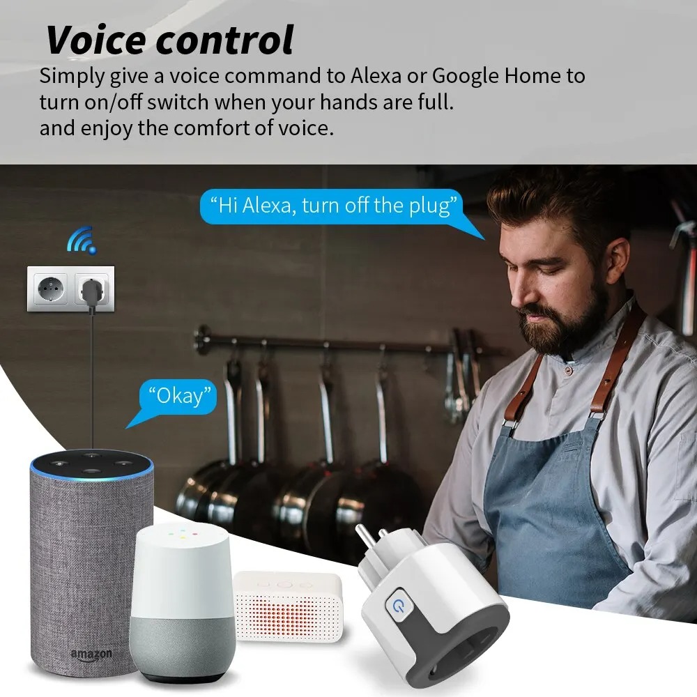 مقبس ذكي واي فاي أوروبي يعمل م - مراجعة Wifi Smart Plug وسعره