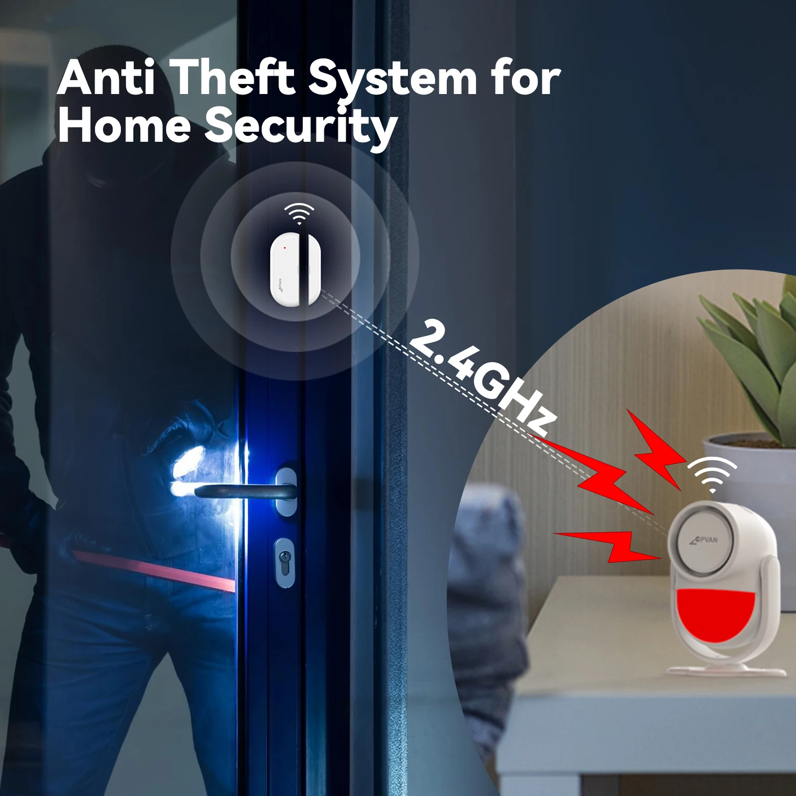 نظام إنذار ذكي لاسلكي CPVAN بت - مراجعة Smart Home Automation Kit وسعره