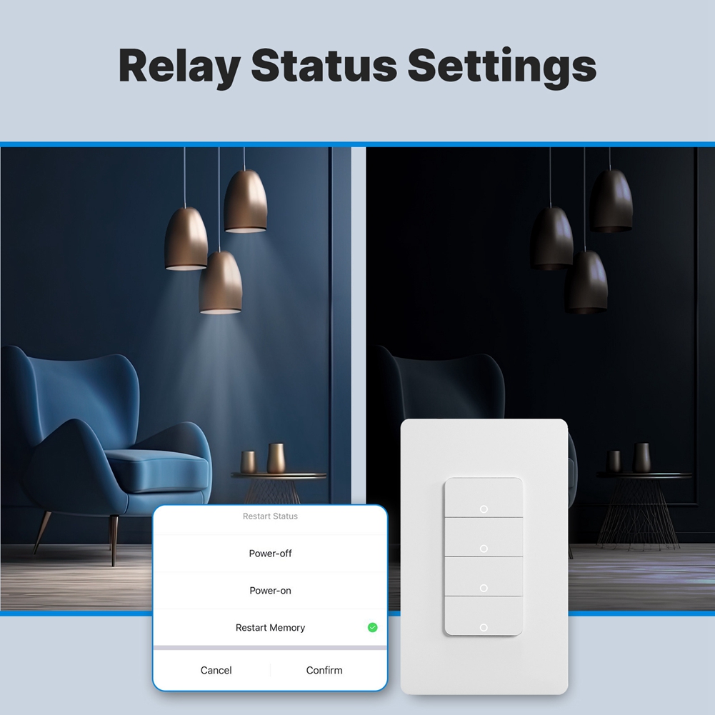 مفتاح إضاءة ذكي يعمل بتقنية ال - مراجعة Smart Light Switch Wifi وسعره
