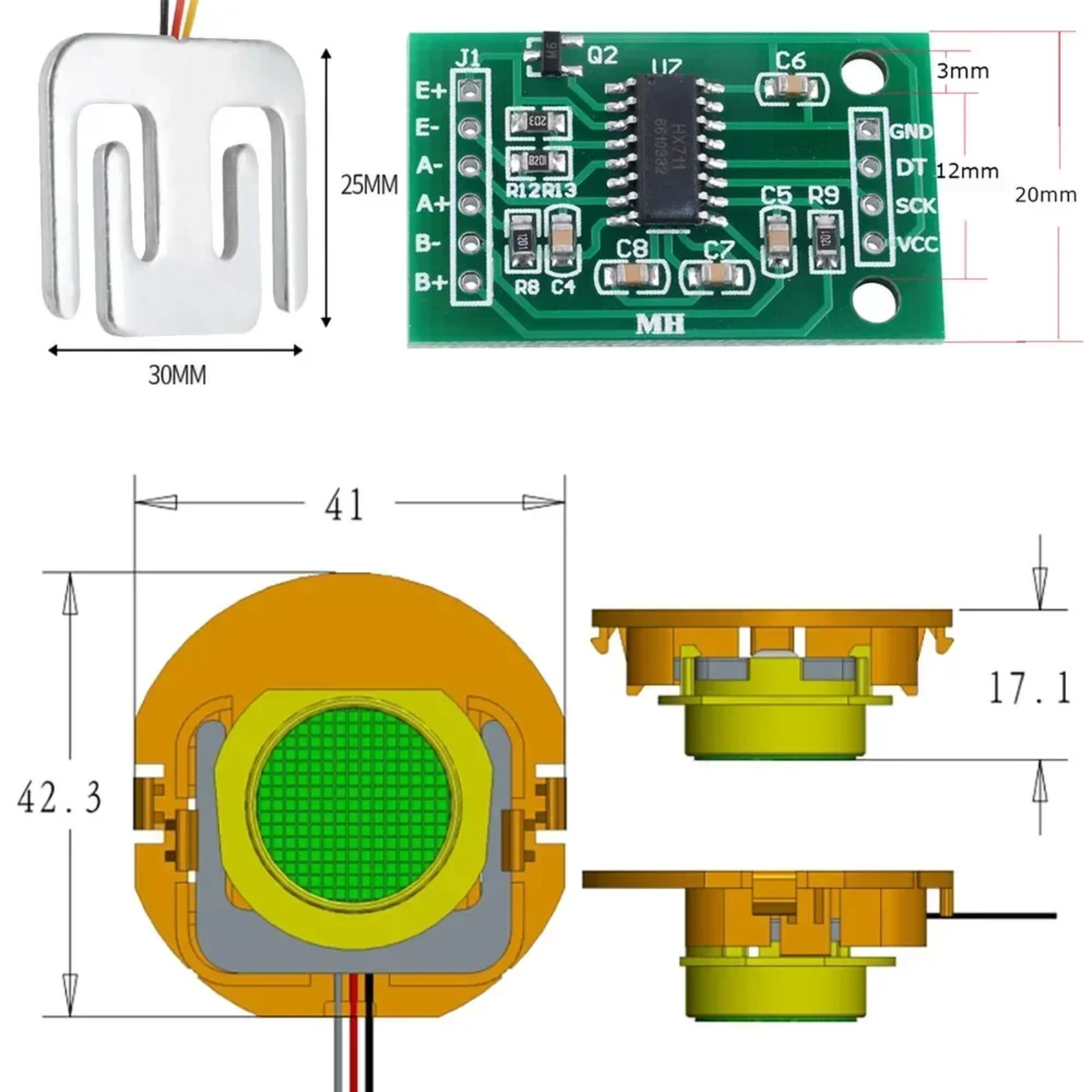 مستشعر وزن DIYmall بسعة 50 كجم - مراجعة Sensor Kit Arduino وسعره