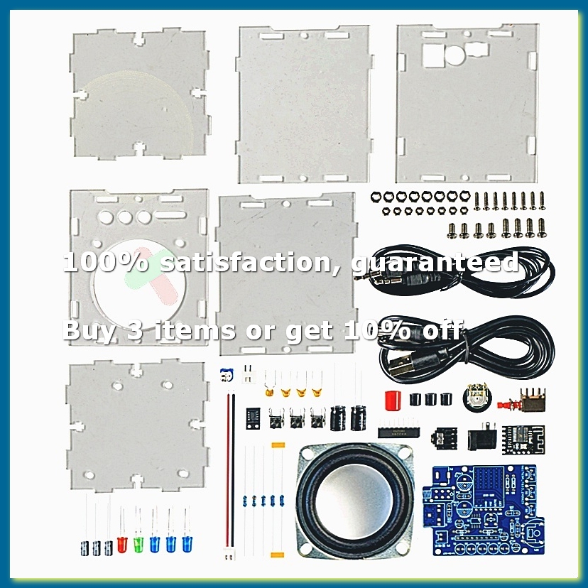 طقم مكبر صوت بلوتوث للتركيب ال - مراجعة Electronics Project Kit وسعره