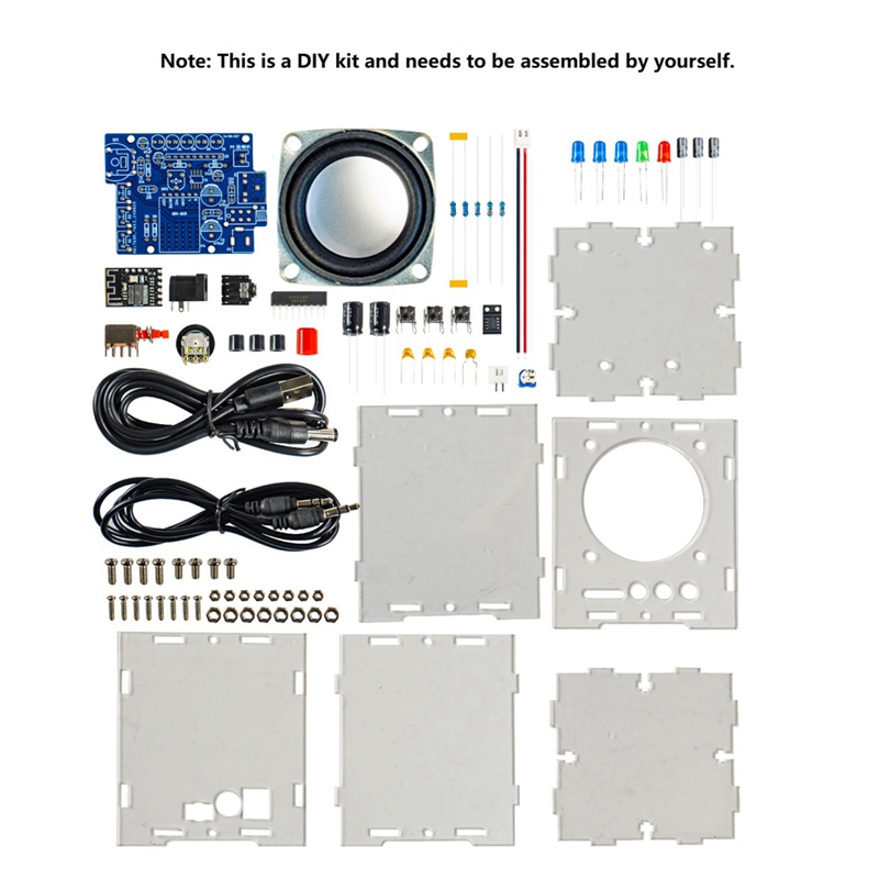 طقم مكبر صوت بلوتوث للتركيب ال - مراجعة Electronics Project Kit وسعره