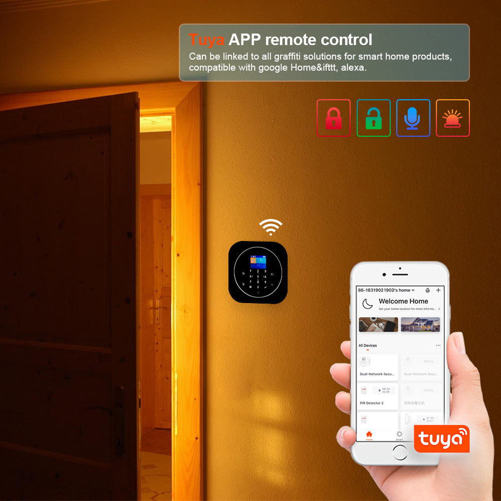 KERUI G12 طقم نظام إنذار منزلي - مراجعة Smart Home Automation Kit وسعره