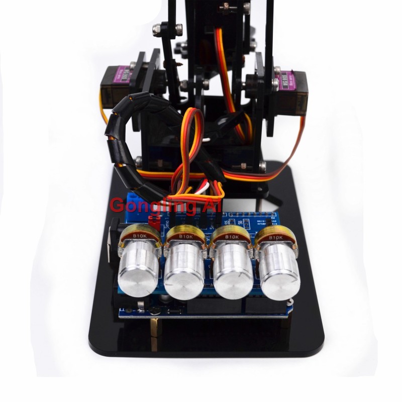 ذراع روبوت ميكانيكي STEM بـ 4  - مراجعة Stem Robotics Kit وسعره