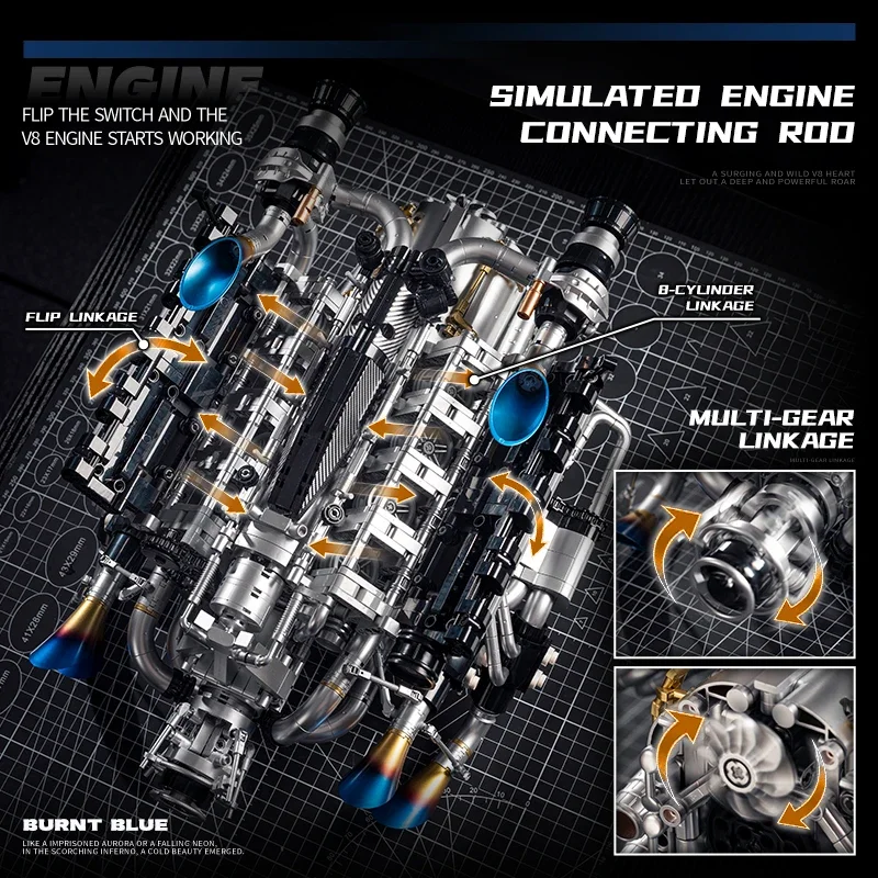 مجموعة بناء محرك V8 للبالغين،  - مراجعة Stem Robotics Kit وسعره