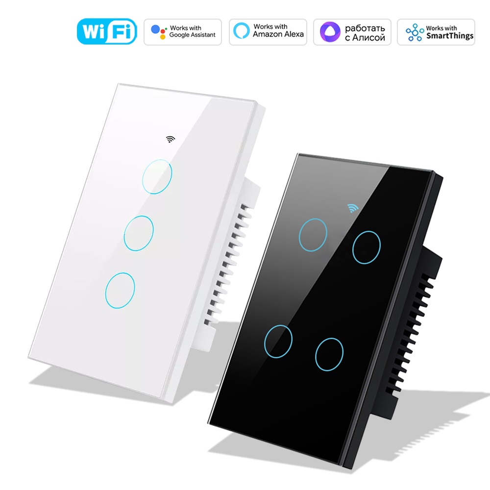 مفتاح إضاءة ذكي يعمل باللمس بت - مراجعة Smart Light Switch Wifi وسعره