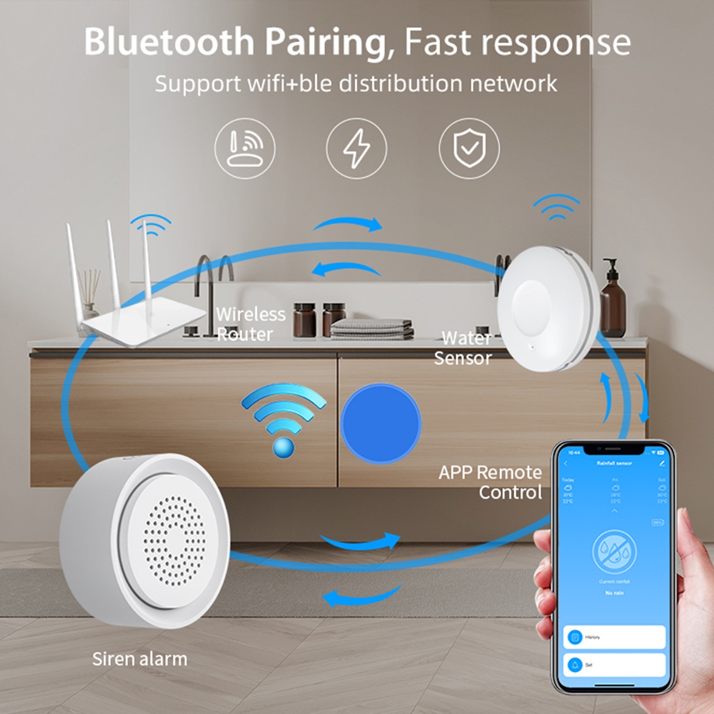 جهاز كشف الفيضانات BTLIFE مع إ - مراجعة Smart Home Automation Kit وسعره