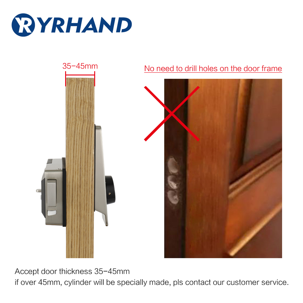 قفل باب ذكي مقاوم للماء مع لوح - مراجعة Smart Door Lock Wifi وسعره